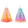3D Printed Impossible Cone,Spiral Cone Fidget Toy Impossible Pyramid Passthrough Toy,3D Printed Spiral Cone Fidget Toy 2PCS Pyramid(Crystal Sunrise&Rainbow No.1) view 1
