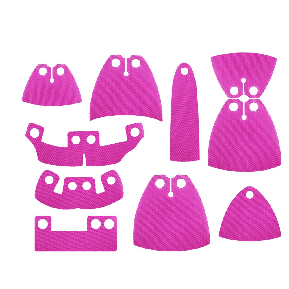 BASEPLATES Building Block Figure Accessory Rose Red Cape (Cape 13 Set)