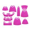 BASEPLATES Building Block Figure Accessory Rose Red Cape (Cape 13 Set) view 1