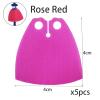 BASEPLATES Building Block Figure Accessory Rose Red Cape (cape013-0) view 2