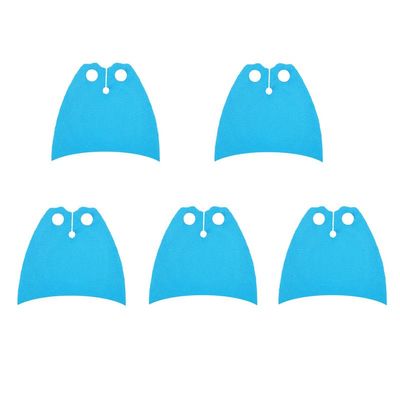 BASEPLATES Building Block Figure Accessory Light Blue Cape (cape036-0)
