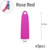 BASEPLATES Building Block Figure Accessory Rose Red Cape (cape109-0) view 2
