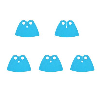 BASEPLATES Building Block Figure Accessory Light Blue Cape (cape022-0)