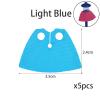 BASEPLATES Building Block Figure Accessory Light Blue Cape (cape022-0) view 2