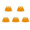 BASEPLATES Building Block Figure Accessory Orange Cape (cape017-0) view 1