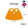 BASEPLATES Building Block Figure Accessory Orange Cape (cape017-0) view 2