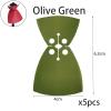 BASEPLATES Building Block Figure Accessory Olive Green Cape (cape263-0) view 2