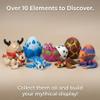 3D Printed Articulated Dragon in Mystery Egg - Fully Posable Dragon Fidget Toy, Stress Relief Desk Accessory & Desktop Decor, Unique Fantasy Gift for Dragon Lovers (Autumn Pumpkin) view 4