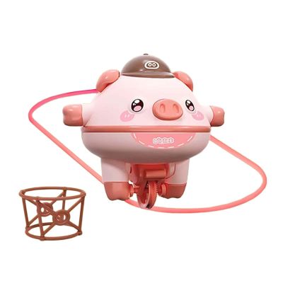 FytStycale Walking Tumbler Unicycle Toy Piglet Balance Robot Rotating Car Educational Game PP Material Suitable for Children Sensory Play Gift Giving Family Inte, Pink
