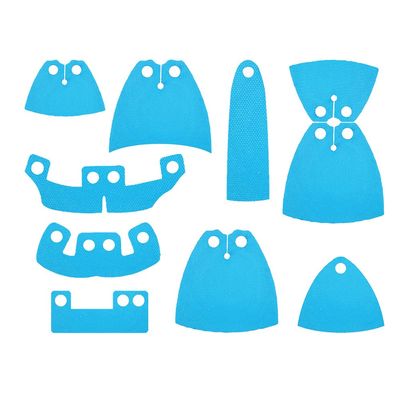 BASEPLATES Building Block Figure Accessory Light Blue Cape (Cape 07 Set)