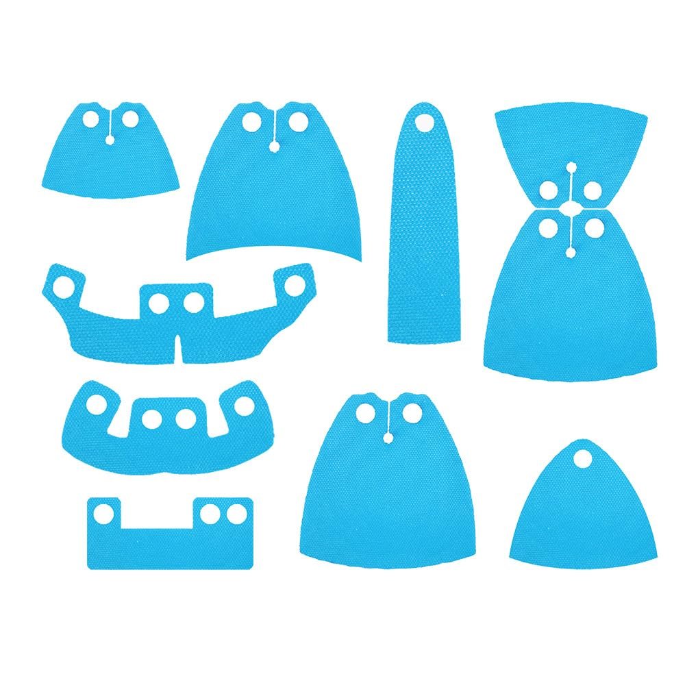 BASEPLATES Building Block Figure Accessory Light Blue Cape (Cape 07 Set)