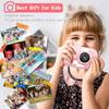 Kids Selfie Camera, Christmas Birthday Gifts for Girls, Children 1080P 2 Inch Digital Cameras, Portable Toy for Boys Girls view 2