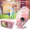 Kids Selfie Camera, Christmas Birthday Gifts for Girls, Children 1080P 2 Inch Digital Cameras, Portable Toy for Boys Girls view 4