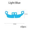 BASEPLATES Building Block Figure Accessory Light Blue Cape (cape121-0) view 2