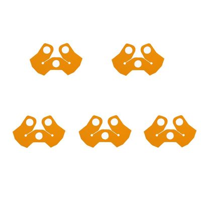 BASEPLATES Building Block Figure Accessory Orange Cape (cape218-0)