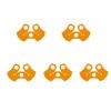 BASEPLATES Building Block Figure Accessory Orange Cape (cape218-0) view 1