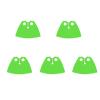 BASEPLATES Building Block Figure Accessory Light Green Cape (cape019-0) view 1