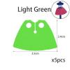 BASEPLATES Building Block Figure Accessory Light Green Cape (cape019-0) view 2