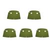 BASEPLATES Building Block Figure Accessory Olive Green Cape (cape060-0) view 1