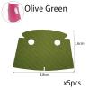 BASEPLATES Building Block Figure Accessory Olive Green Cape (cape060-0) view 2