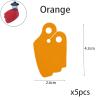 BASEPLATES Building Block Figure Accessory Orange Cape (cape212-0) view 2