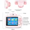 Kids Digital Camera for Toddler Girls Toy Camera Kids Video Camera, Children Selfie Camera 2.4 Inch IPS Screen Mini Kids Camcorder Video Recorder view 2