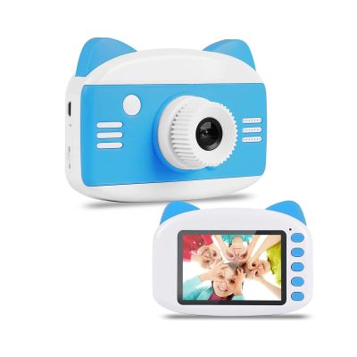 Kids Selfie Camera, Christmas Birthday Gifts for Girls Age 3-9, HD Digital Video Cameras for Toddler, Portable Toy for 3 4 5 6 7 8 Year Old Girl(Blue)