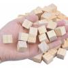 YUEHISY 100pcs 2cm Square Wooden Cubes Smoothed Surface for Art Projects and ParentChild Fun view 4