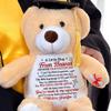A Little Hug from Heaven on Your Graduation, A Little Hug from Heaven Personalized Graduation Teddy Bear, Graduation Bear from Grandpa in Heaven, Graduation Bear Plush from Heaven 2026, Sympathy Gifts view 3