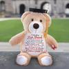 A Little Hug from Heaven on Your Graduation, A Little Hug from Heaven Personalized Graduation Teddy Bear, Graduation Bear from Grandpa in Heaven, Graduation Bear Plush from Heaven 2026, Sympathy Gifts view 4
