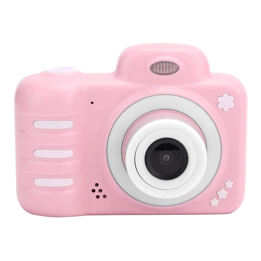 Kids Digital Camera for Toddler Girls Toy Camera Kids Video Camera, Children Selfie Camera 2.4 Inch IPS Screen Mini Kids Camcorder Video Recorder(Pink)