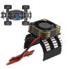 28000RPM Metal Motor Cooling Fan, 30mm Aluminum Alloy Heat Sink Radiator for F540 550 3650 3660 Brushless Motors with High - Speed Cooling Performance (Gold) view 4