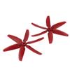 1 Pair 5040 5x4 Inch CW CCW For 6 impeller Propeller Props DIY RC Racing Drone Quadcopter FPV 250 280 320(Red) view 2