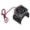 28000RPM Metal Motor Cooling Fan, 30mm Aluminum Alloy Heat Sink Radiator for F540 550 3650 3660 Brushless Motors with High - Speed Cooling Performance (Silver) view 1
