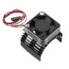 28000RPM Metal Motor Cooling Fan, 30mm Aluminum Alloy Heat Sink Radiator for F540 550 3650 3660 Brushless Motors with High - Speed Cooling Performance (Silver) view 3