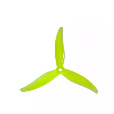 12 Pairs For 5127.5-3 5 Inch 3 Impeller Freestyle Propellers, Suitable For Motor: 2207, Impellers For FPV(12paris Yellow)