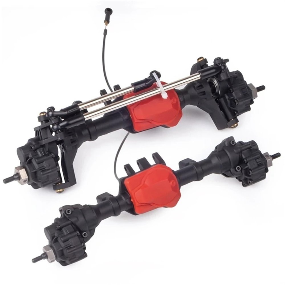 RC Complete Axle for Traxxas for TRX-4 1:10 RC Crawler Car Upgrade Parts Front Rear Differential Portal Axle with T-Lock rc Axles