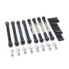 cvking RC Car Parts for MN D96 D90 MN45 MN98 MN99S 1/12 Metal for Chassis Link Rod Pull Tie Linkage rc Car Upgrades Parts Replacement Accessories(Black) view 1