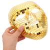 Abaodam Disco Ball Mirror Mask for Women Halloween Glitter Face Cover Masquerade Party Costume Accessory Sparkly Birthday Celebration view 4