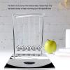 18cm Newton's Cradle, Steel Pendulum Balance Balls Desk Ornament, Metal & PVC Structure, Easy Assembly, Physics Educational Stress Relief Decor for Office, Classroom and Library view 2