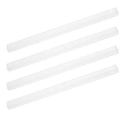 Abaodam 4pcs Mahjong Tile Racks U-Shaped Holders Travel-Friendly Compact Display Stands for Seniors and Mahjong Players Large Size 318x18x10mm Tabletop Game Accessory