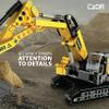 CADA Bricks Mobile Crane Building Kit 658 Pieces Construction Crane Truck Model with Telescopic Arm, Rotating Crane view 3