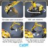 CADA Bricks Mobile Crane Building Kit 658 Pieces Construction Crane Truck Model with Telescopic Arm, Rotating Crane view 4