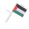 Levemolo 100pcs Palestine Flag Toothpick Picks Decorative Fruit Sticks for Party Cake Cupcake Toppers with Wood Sticks, Mini Palestinian Flag Party Supplies for Celebrations and Events view 2