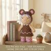 SehrKlug 12.6" Anny Sister Teddy Blocks, Micro Bear Building Bricks Set, DIY Craft Kit for Adults, Ages 14+ - Cute Collectible Home Decor for Office or Bookshelf, Keep Busy, Stress Relief - Birthdays view 2