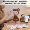 SehrKlug 12.6" Anny Sister Teddy Blocks, Micro Bear Building Bricks Set, DIY Craft Kit for Adults, Ages 14+ - Cute Collectible Home Decor for Office or Bookshelf, Keep Busy, Stress Relief - Birthdays view 4