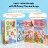 GO GO 30 Funny Phonics Songs Sound Book, A-Z Letter Sound Songs, USB-C Rechargeable, Preschool & Kindergarten Learn to Read for 3 Year olds, Perfect Toy and Gift for Toddlers, Ages 2 3 4+ view 2