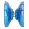 Yoyo Ball Unresponsive Aluminum Alloy Stability Advanced Yoyo with 3pcs Strings Glove (Blue) view 2