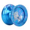 Yoyo Ball Unresponsive Aluminum Alloy Stability Advanced Yoyo with 3pcs Strings Glove (Blue) view 3