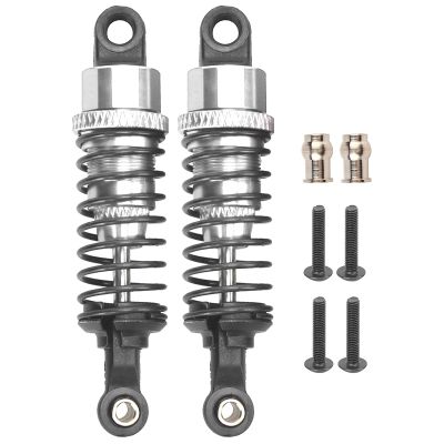 RC Shock Absorber 65mm Aluminium Alloy Spring Damper Slash 2WD RC Cars (Silver)